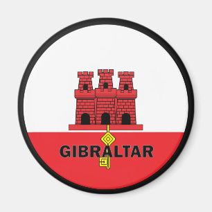 Güteflagge Gibraltar Roundel Magnet
