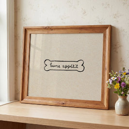 Guten Appetit Hund  Poster