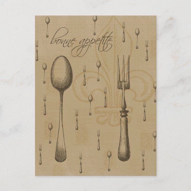 Guten Appetit Postkarte (Vorderseite)