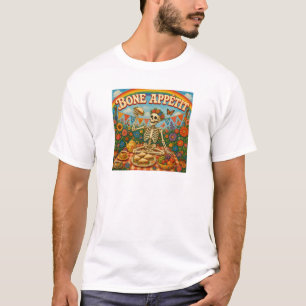 Guten Appetit Skelett Picknick T-Shirt