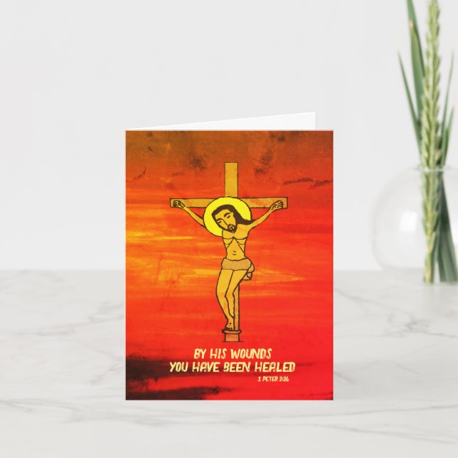 Guten Freitag Gruß Ostern Karte (Vorderseite)