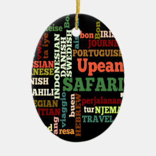 Guten italienischen irischen Safari-Japanischen Re Keramik Ornament