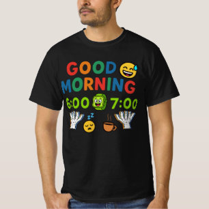 Guten Morgen 67 Six Seven Alarm Lustiger Morgenges T-Shirt