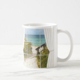 Guten Morgen auf dem Weg zum Wasser Tee oder Kaffeetasse