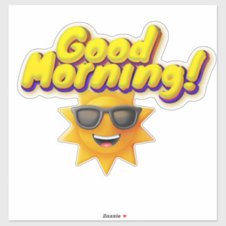 Guten Morgen! Aufkleber