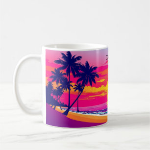 Guten Morgen aus dem Paradies - Tropischer Sonnenu Kaffeetasse