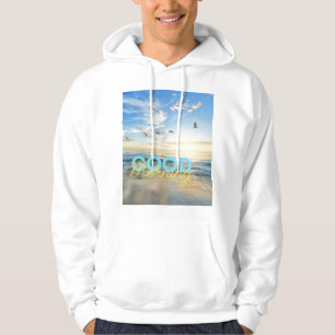 Guten Morgen blauer Himmel Hoodie