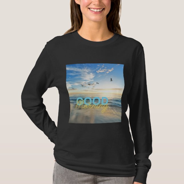 Guten Morgen blauer Himmel T-Shirt (Vorderseite)