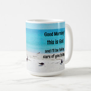"Guten Morgen, das ist Gott" Kaffee-Tasse Kaffeetasse