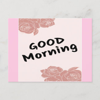 Guten Morgen Feiertagspostkarte