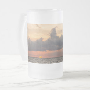 Guten Morgen Folly Beach Frosted Glass Bierkrug Mattglas Bierglas