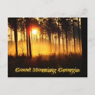Guten Morgen Georgien Postkarte