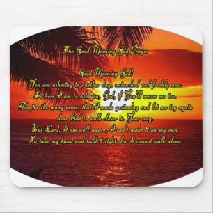 Guten Morgen Gottes Gebet Mousepad