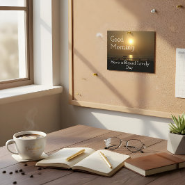 Guten Morgen haben einen schönen, gesegneten Tag Postkarte