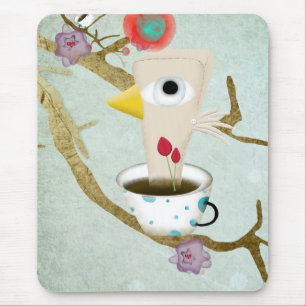 Guten Morgen hässlich Insektenaqua rosa Art Mousep Mousepad