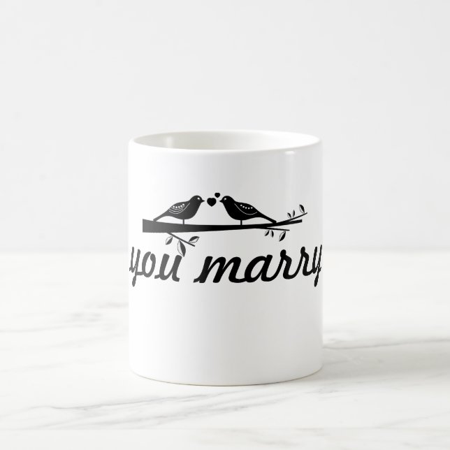Guten Morgen...Heiraten Sie mich? Verwandlungstasse (Mittel)