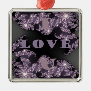 Guten Morgen ich liebe Dich.png Ornament Aus Metall