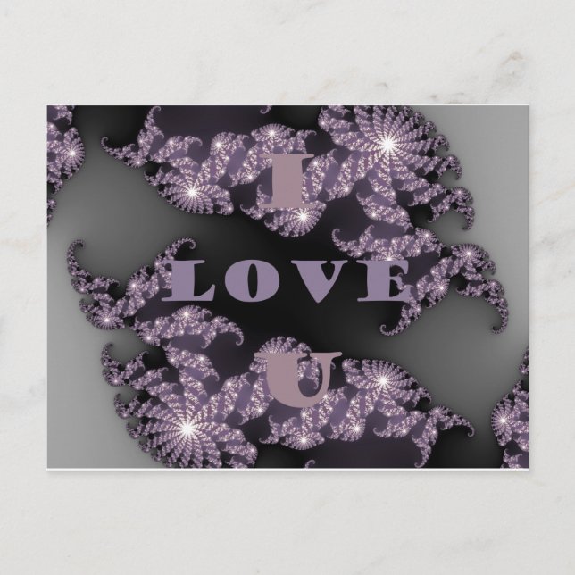 Guten Morgen, ich Liebe Postkarte (Vorderseite)