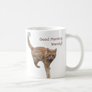 Guten Morgen (Ihr Name hier) Tasse