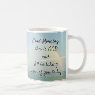 Guten Morgen inspiriert, das ist der heiße Tumbler Kaffeetasse