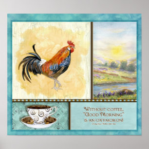 "Guten Morgen, Kaffee" Audrey Jeanne Roberts Poster