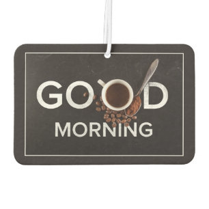 Guten Morgen Kaffeemaschine Autolufterfrischer