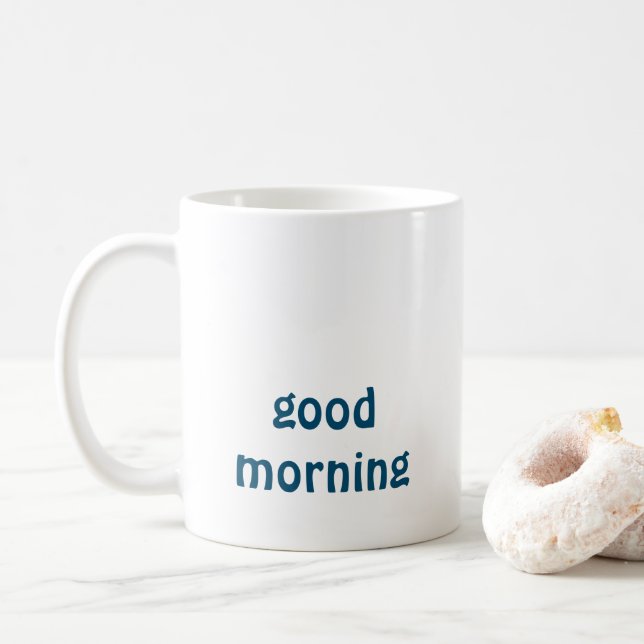 Guten Morgen Kaffeetasse (Mit Donut)