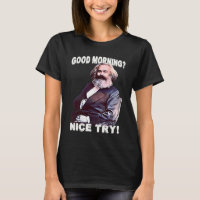 GUTEN MORGEN Karl Marx Marxismus retro vintage