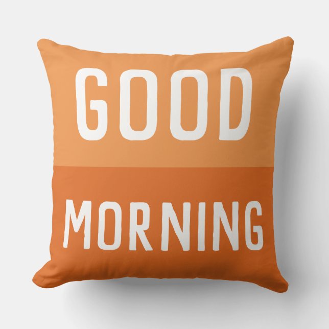 Guten Morgen Kissen (Vorderseite)