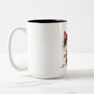 Guten Morgen Mensch Zweifarbige Tasse