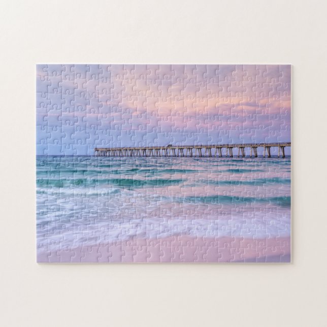 Guten Morgen Navarre Beach Pier Puzzle (Horizontal)