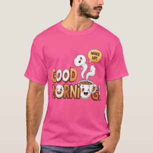 Guten Morgen Niedlicher Kaffee & Bagel - Cartoon G T-Shirt