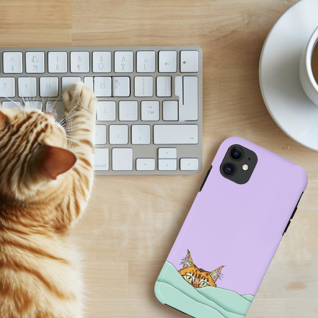 Guten Morgen Orange Cat Funny Case-Mate iPhone Hülle (Von Creator hochgeladen)