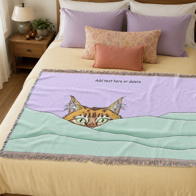 Guten Morgen Orange Cat Funny Decke (Von Creator hochgeladen)