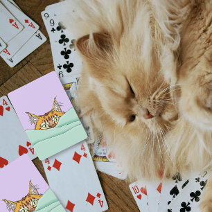 Guten Morgen Orange Cat Funny Spielkarten