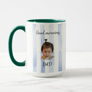 Guten Morgen Papa Individuelle Fototasse Neues Vat Tasse