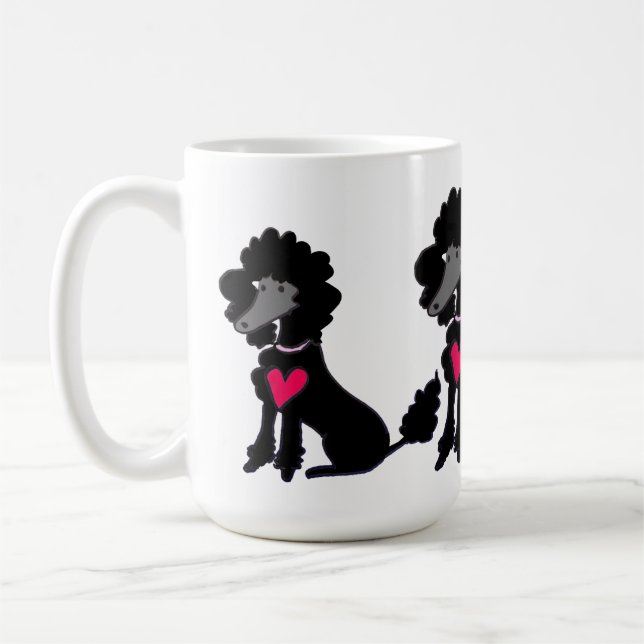 Guten Morgen Poodles! Kaffeetasse (Links)
