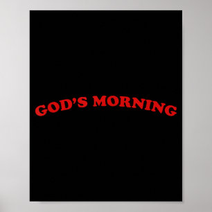 Guten Morgen religiöser Gott  Poster