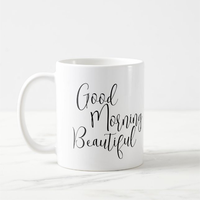Guten Morgen schön Kaffeetasse (Links)