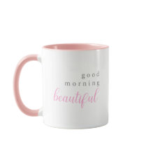 Guten Morgen schönes Rosa für Mama