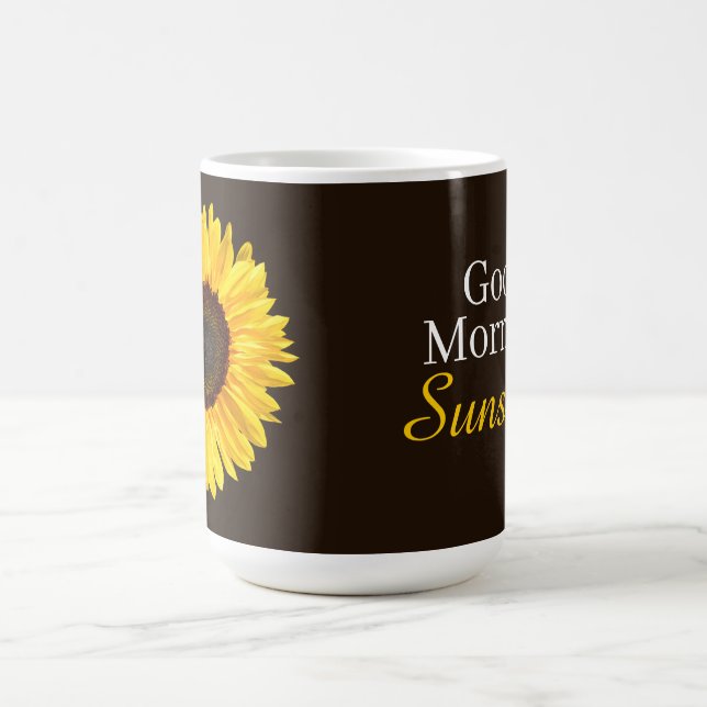 Guten Morgen Sonnenblume Kaffeetasse (Mittel)