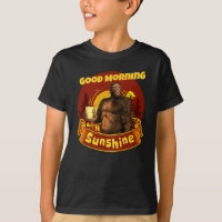 Guten Morgen Sonnenschein Bigfoot Kaffee Humor Kun