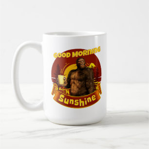 Guten Morgen Sonnenschein Funny Bigfoot Kaffeetasse