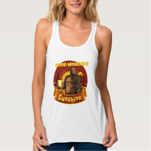 Guten Morgen Sonnenschein Funny Bigfoot Tank Top