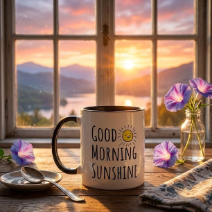 Guten Morgen Sonnenschein – Glückliches Sonnen Zit Tasse