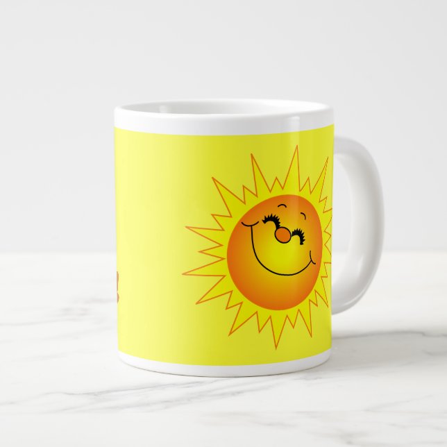 Guten Morgen Sonnenschein-Jumbo-Cup Jumbo-Tasse (Vorderseite Rechts)