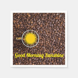 Guten Morgen Sonnenschein Kaffee Napkins Serviette