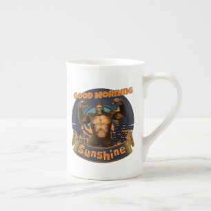 Guten Morgen Sonnenschein Lustiger Bigfoot Prozellantasse