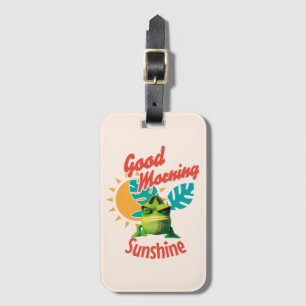 Guten Morgen Sonnenschein Lustiger Chamäleon Gepäckanhänger