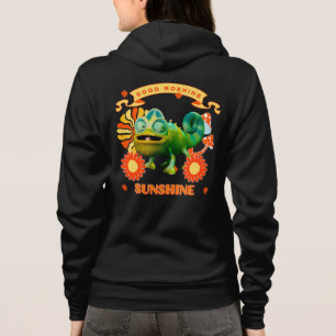 Guten Morgen Sonnenschein Lustiger Chamäleon Hoodie